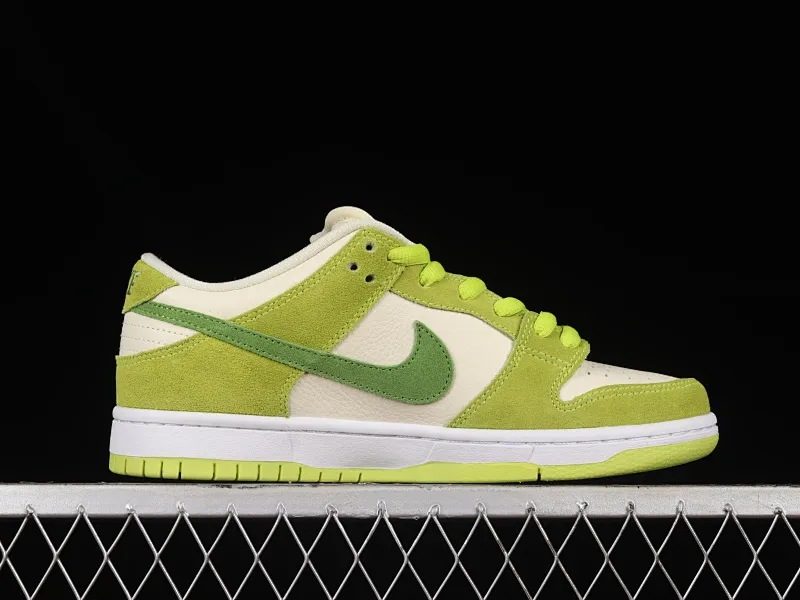 All categories Nk SB Dunk series Nk SB Dunk Low low-top sneakers M version pure original Nk SB Dunk Low "Green Apple" Apple green SB low-top sports and leisure sneakers DM0807-300